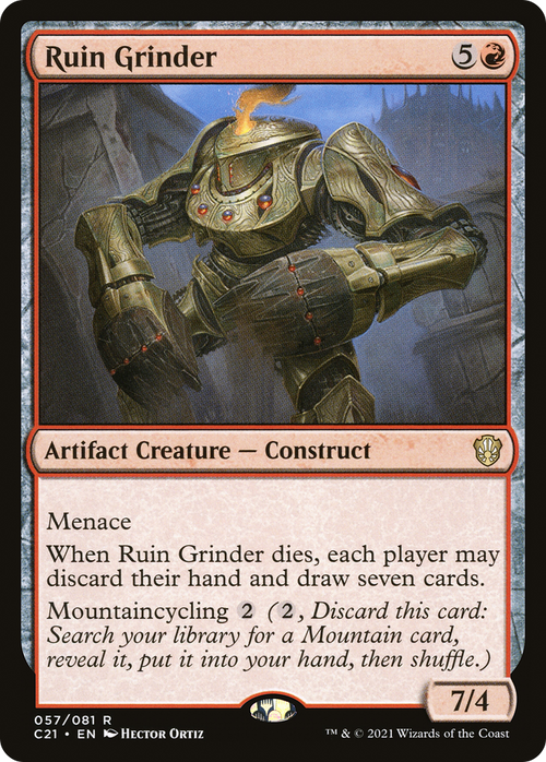 Ruin Grinder (C21-057) - Commander 2021