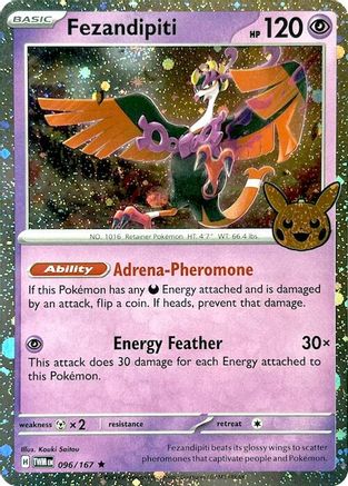 Fezandipiti (Cosmos Holo) 096  - Holofoil Trick or Trade BOOster Bundle 2024 - Holo Rare