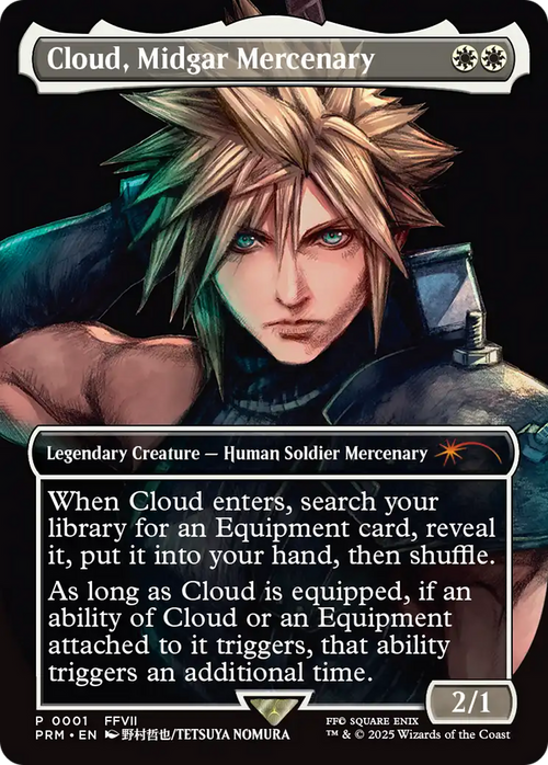 Cloud, Midgar Mercenary (PTP-2025-1) - Pro Tour Promos (Borderless)