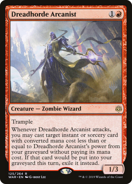 Dreadhorde Arcanist (PPELD-125P) - War of the Spark Promos Foil