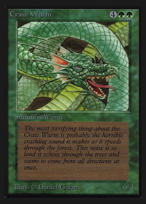 Craw Wurm (IE) (IED-) - Intl. Collectors' Edition