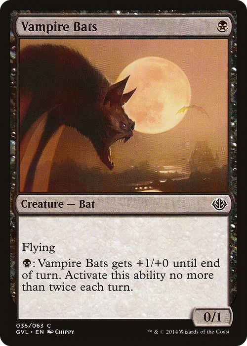 Vampire Bats (DD3-035) - Duel Decks Anthology: Garruk vs. Liliana
