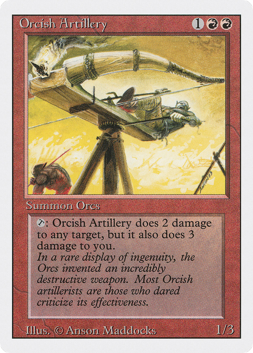 Orcish Artillery (3ED-) - Revised Edition