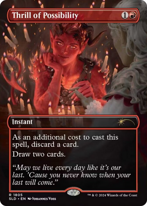 Thrill of Possibility (SLD-1805) - Secret Lair Drop (Borderless) Foil