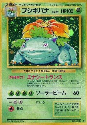Venusaur  - Expansion Pack Holofoil
