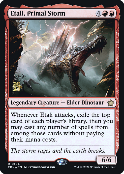 Etali, Primal Storm (FDN) (PRE-194) - Foundations Promos Foil