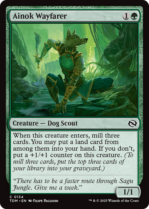 Ainok Wayfarer (TDM-134) - Tarkir: Dragonstorm Foil