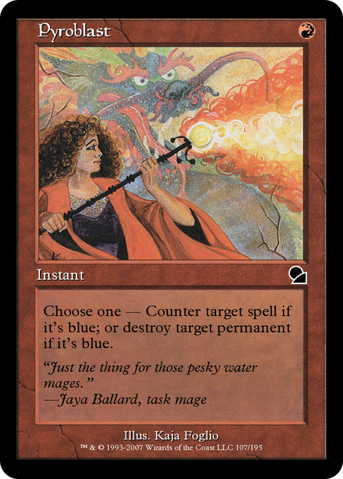 Pyroblast (ME1-107) - Masters Edition Foil