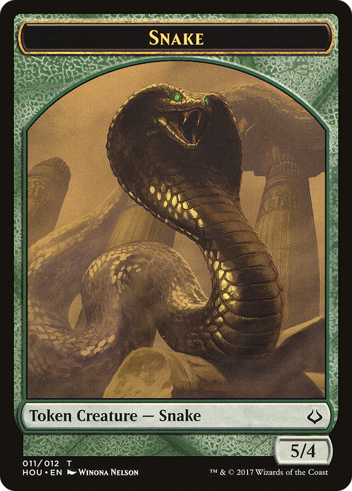 Snake Token (HOU-011) - Hour of Devastation Tokens
