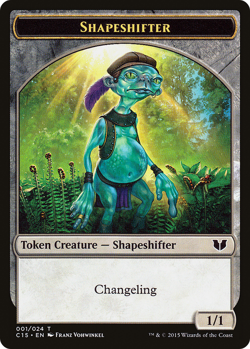 Shapeshifter // Shapeshifter Double-Sided Token (C15-001) - Commander 2015 Tokens