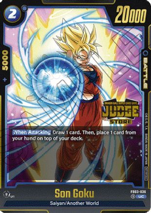 Son Goku - FB03-036 (Judge Pack (Store Judge) 02) (FB03-036) - Tournament and Championship Promos Holofoil