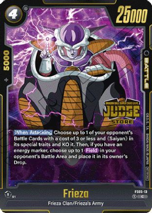 Frieza - FS05-13 (Judge Pack (Store Judge) 02) (FS05-13) - Tournament and Championship Promos Holofoil
