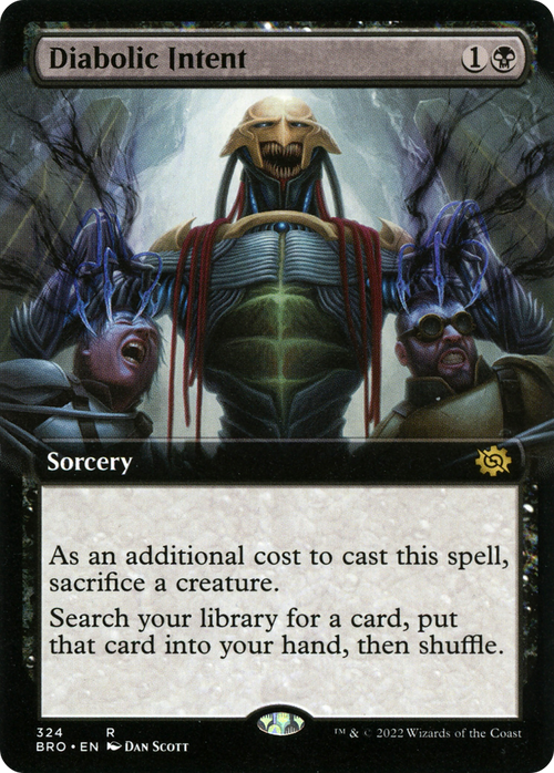 Diabolic Intent (Extended Art) (BRO-324) - The Brothers' War: (Extended Art)
