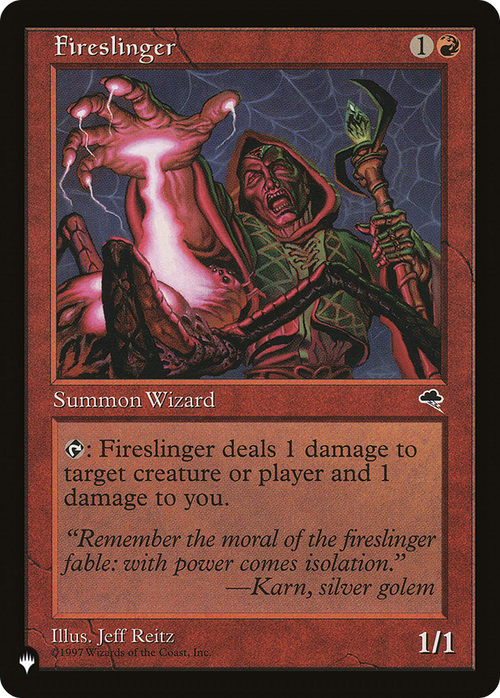 Fireslinger (LIST-) - The List