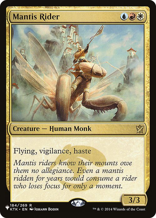 Mantis Rider (LIST-KTK-184) - The List