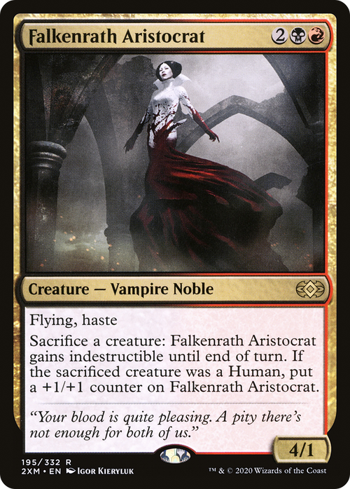 Falkenrath Aristocrat (2XM-195) - Double Masters Foil