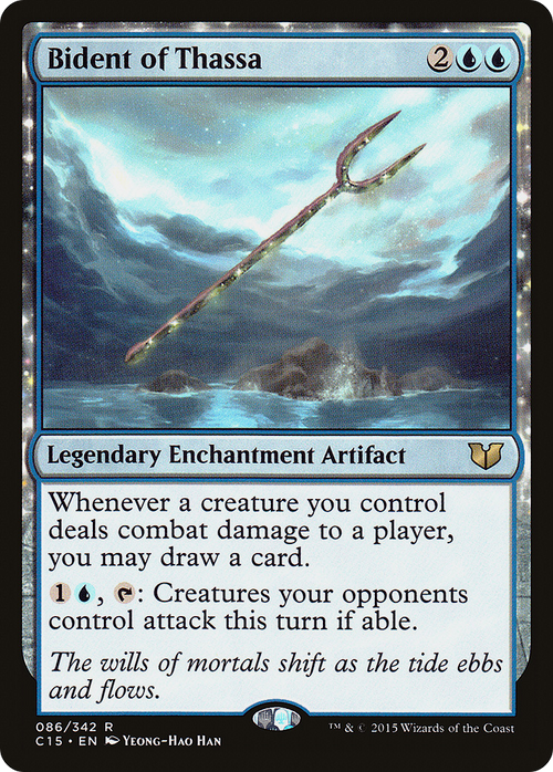 Bident of Thassa (C15-086) - Commander 2015: (enchantment)