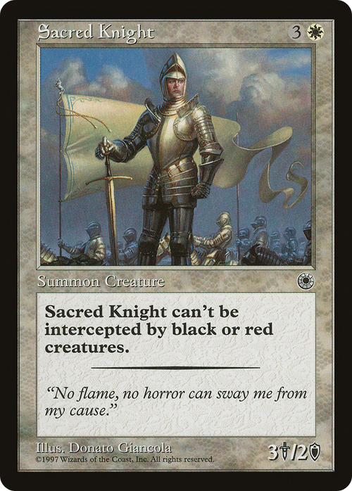 Sacred Knight (POR-) - Portal