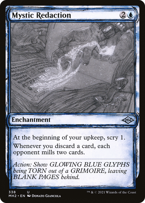 Mystic Redaction (Showcase) (MH2-338) - Modern Horizons 2: (Showcase)