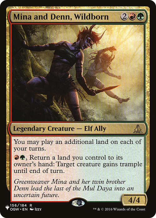 Mina and Denn, Wildborn (LIST-156/184) - The List