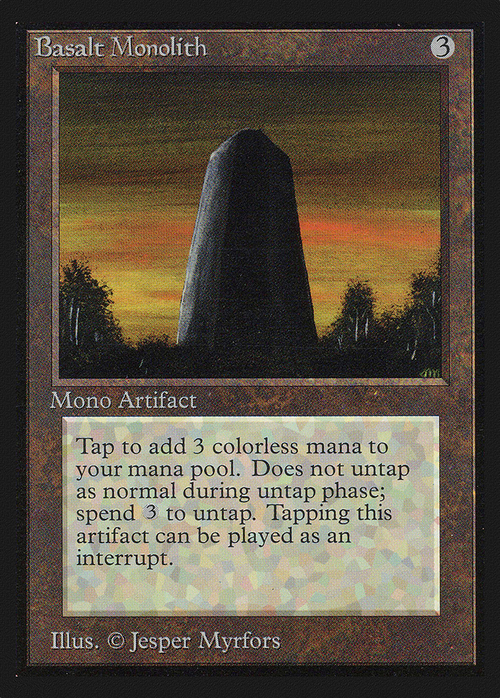 Basalt Monolith (IE) (IED-) - Intl. Collectors' Edition
