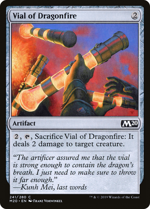 Vial of Dragonfire (M20-241) - Core Set 2020 Foil