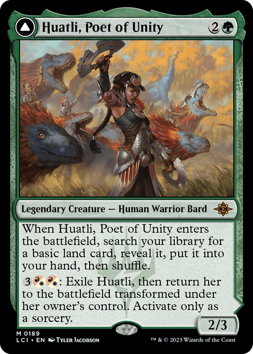 Huatli, Poet of Unity (LCI-189) - The Lost Caverns of Ixalan Foil