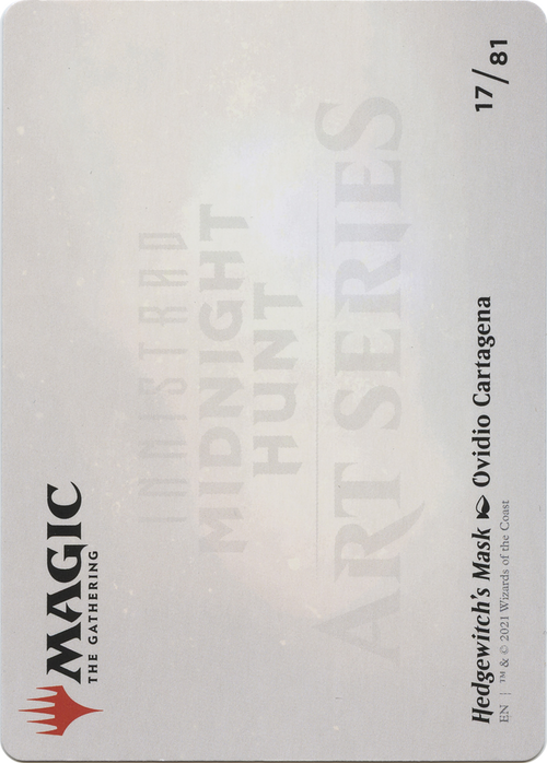 Hedgewitch's Mask // Hedgewitch's Mask (AMID-017) - Midnight Hunt Art Series (Borderless)