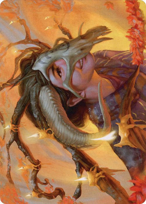 Hedgewitch's Mask // Hedgewitch's Mask (AMID-017) - Midnight Hunt Art Series (Borderless) Foil