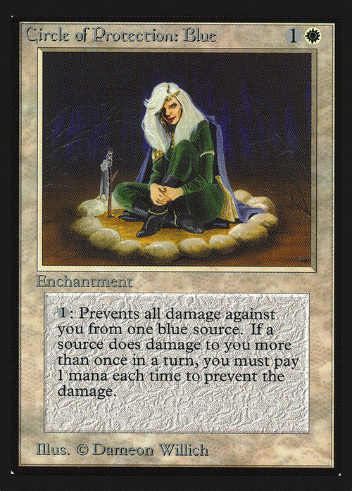 Circle of Protection: Blue (CE) (CED-) - Collectors' Edition
