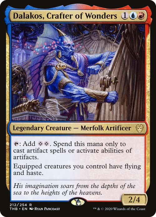 Dalakos, Crafter of Wonders (THB-212) - Theros Beyond Death Foil