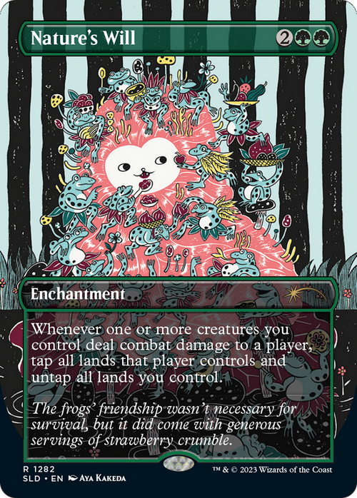 Nature's Will (SLD-1282) - Secret Lair Drop (Borderless) Foil