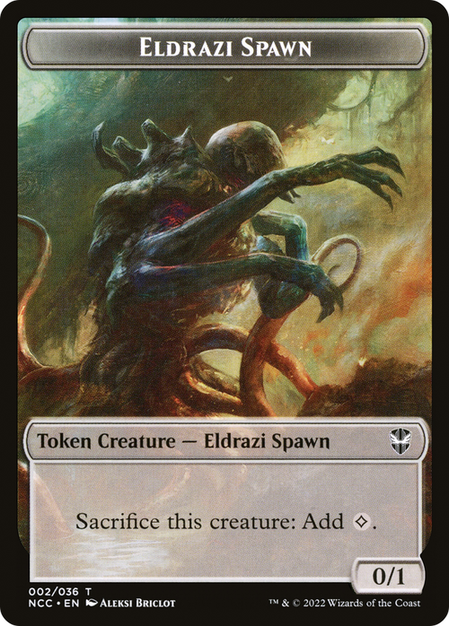 Eldrazi Spawn (TNCC-002) - New Capenna Commander Tokens Foil