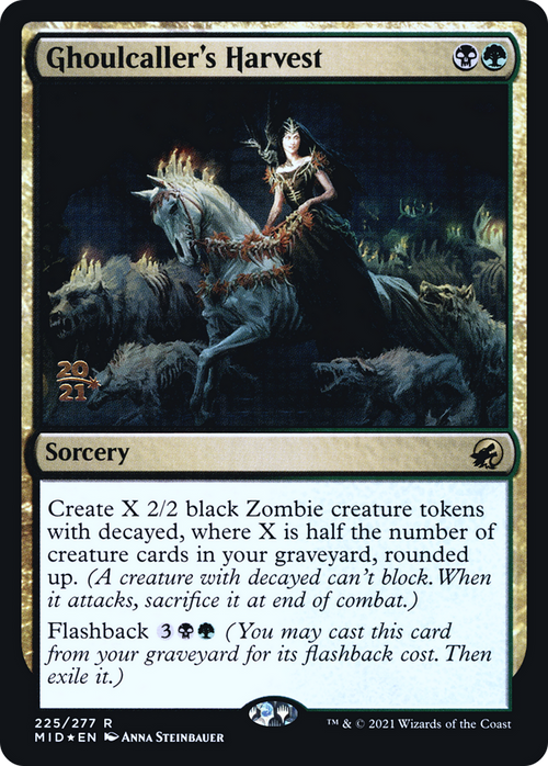 Ghoulcaller's Harvest (PRE-225S) - Innistrad: Midnight Hunt Promos Foil