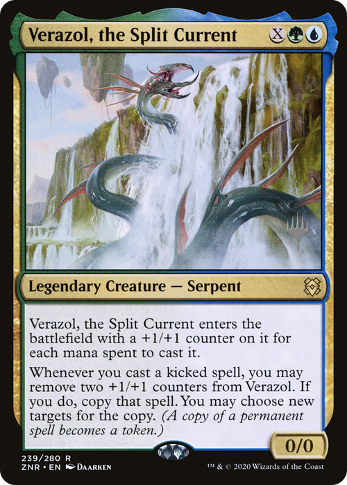 Verazol, the Split Current (PPZNR-239P) - Zendikar Rising Promos Foil