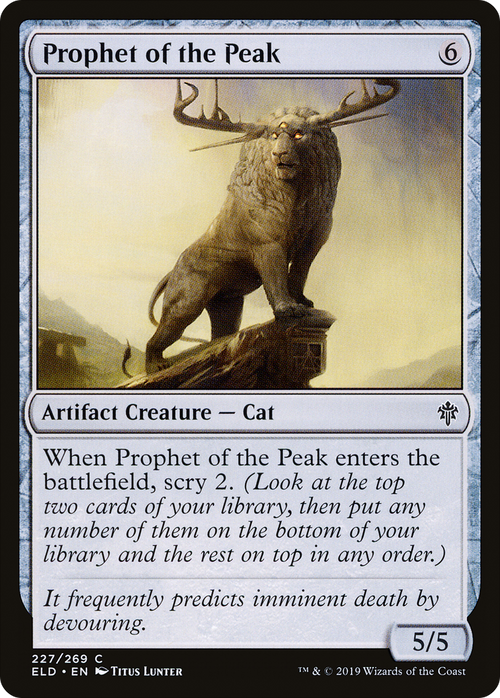 Prophet of the Peak (ELD-227) - Throne of Eldraine Foil