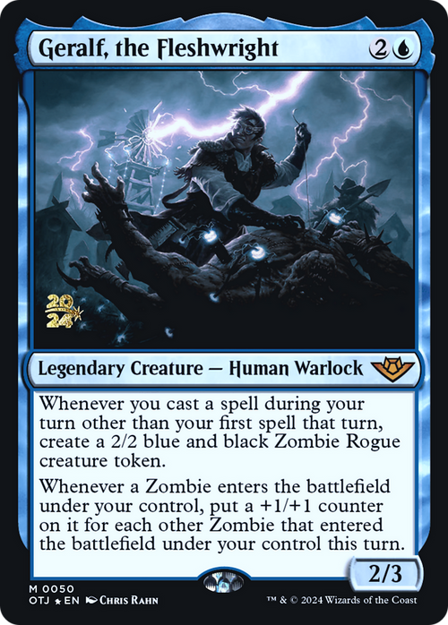 Geralf, the Fleshwright (PRE-050) - Outlaws of Thunder Junction Promos Foil