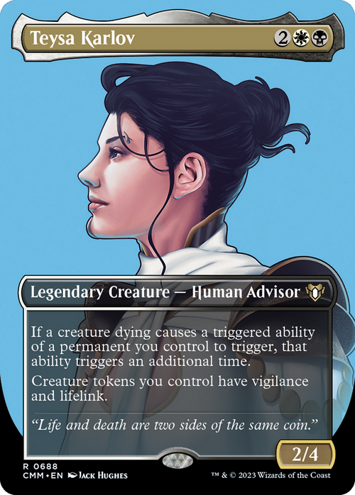 Teysa Karlov (Borderless) (CMM-688) - Commander Masters