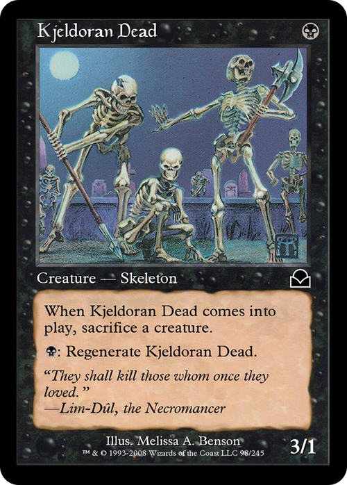 Kjeldoran Dead (ME2-098) - Masters Edition II Foil