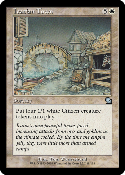 Icatian Town (ME1-018) - Masters Edition Foil
