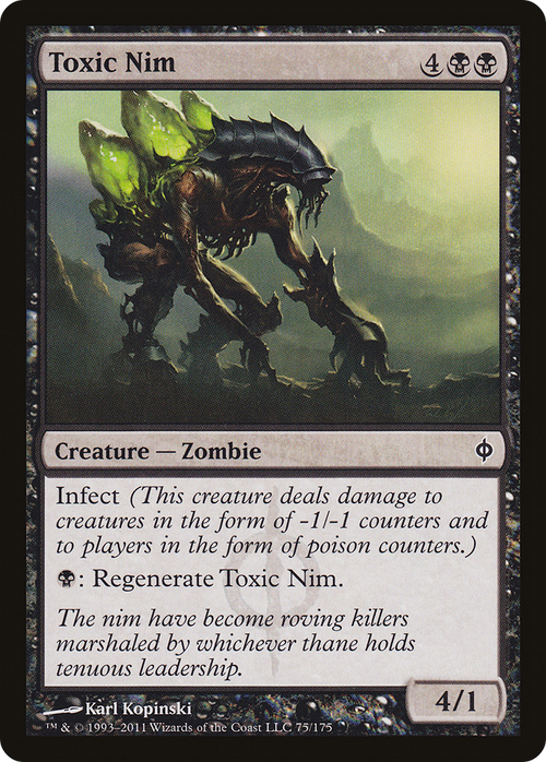 Toxic Nim (NPH-075) - New Phyrexia Foil