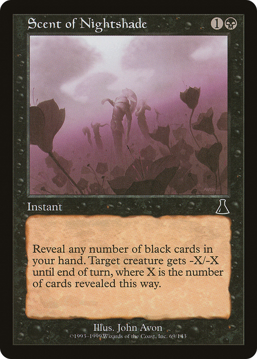 Scent of Nightshade (UDS-069) - Urza's Destiny