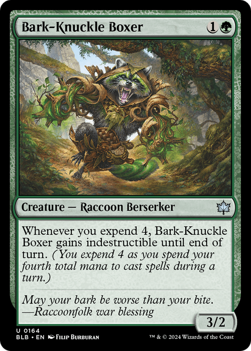Bark-Knuckle Boxer (BLB-164) - Bloomburrow