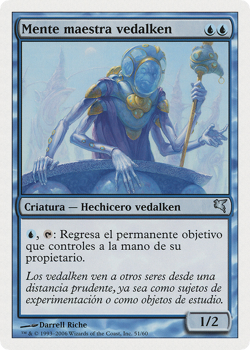 Vedalken Mastermind (Italian) - "Genio Vedalken" (PSAL-H51) - Salvat 2005