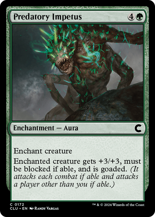 Predatory Impetus (CLU-172) - Ravnica: Clue Edition