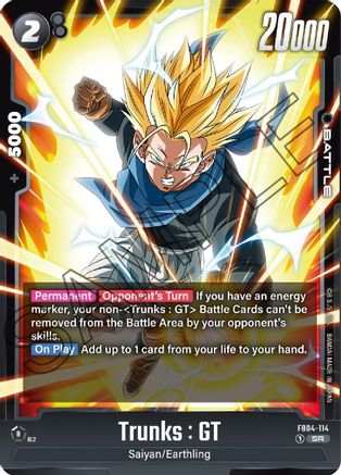 Trunks : GT - FB04-114 (FB04-114) - Ultra Limit Holofoil