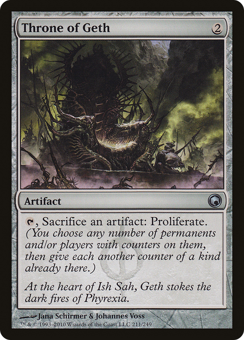 Throne of Geth (SOM-211) - Scars of Mirrodin Foil