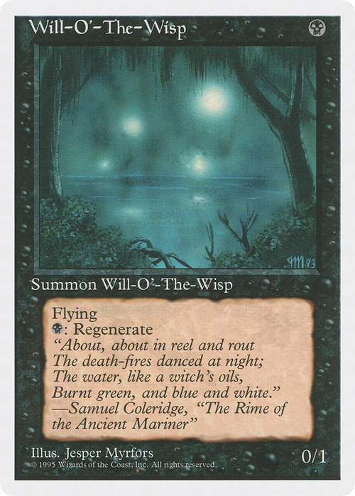 Will-o'-the-Wisp (4ED-) - Fourth Edition