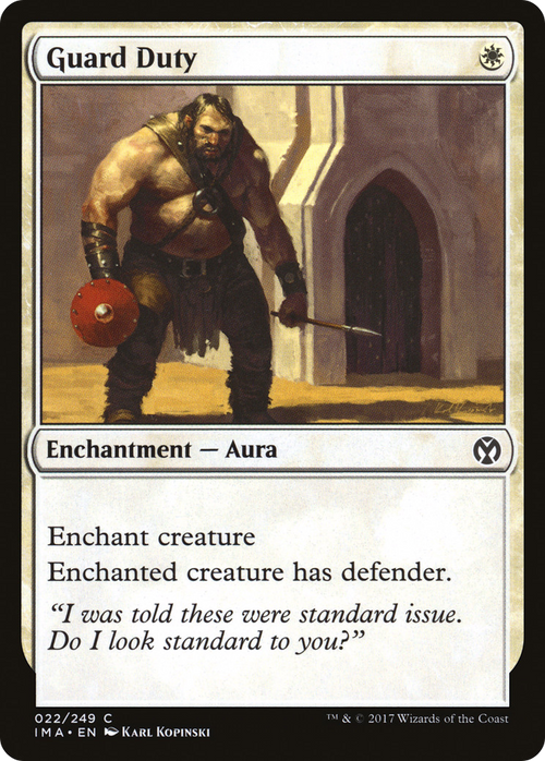 Guard Duty (IMA-022) - Iconic Masters Foil