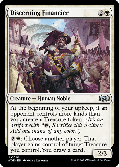 Discerning Financier (WOE-010) - Wilds of Eldraine